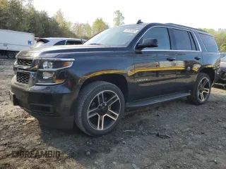 2018 Chevrolet Tahoe LS z VIN 1GNSKAKC1JR335935, wystawiony jako Copart lot #53256385 z przebiegiem 170 540 mil mil oraz Szkoda całkowita • Salvage title. Historia ofert i sprzedaży dostępna na DreamBid. Obrazek 1.