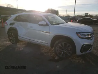 2022 Volkswagen Atlas SEL Premium R-Line with VIN 1V2FE2CA8NC218722, listed as a Copart auction lot 85142904 with 25,396 mi miles and Salvage title. Bid and sale history available at DreamBid. Image 4.