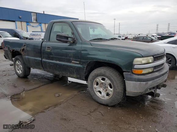 2002 Chevrolet Silverado 1500 LS with VIN 1GCEK14T22Z241762, listed as a Copart auction lot 43076875 with 224,844 mi miles and Clean Title. Bid and sale history available at carsss.com. Image 4.