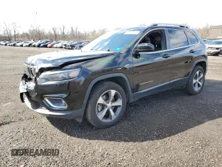 2019 Jeep Cherokee High Altitude with VIN 1C4PJMDX3KD429753, listed as a Copart auction lot 50117895 with 105,250 mi miles and Salvage title. Bid and sale history available at DreamBid. Image 1.