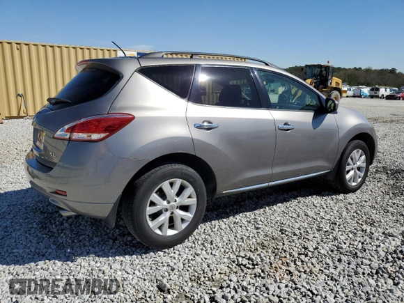 2012 Nissan Murano SL with VIN JN8AZ1MUXCW102490, listed as a Copart auction lot 50504355 with 148,964 mi miles and Salvage Title. Bid and sale history available at carsss.com. Image 3.
