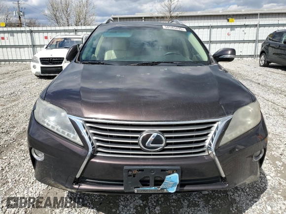 2013 Lexus RX 350 with VIN 2T2BK1BA8DC160309, listed as a Copart auction lot 50585295 with Not Provided miles and Salvage Title. Bid and sale history available at carsss.com. Image 5.