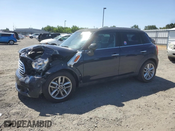 2013 MINI Countryman with VIN WMWZB3C50DWR36081, listed as a Copart auction lot 57513875 with 78,199 mi miles and Salvage title. Bid and sale history available at DreamBid. Image 1.