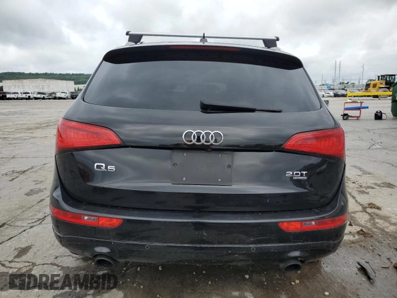 2013 Audi Q5 Premium Plus with VIN WA1LFAFP0DA007899, listed as a Copart auction lot 61058055 with Not provided miles and Salvage title. Bid and sale history available at DreamBid. Image 6.