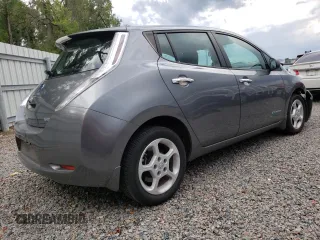 2015 Nissan LEAF SV with VIN 1N4AZ0CP0FC302825, listed as a Copart auction lot 49904193 with 36,673 mi miles. Bid and sale history available at carsss.com. Image 3.