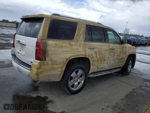 2016 Chevrolet Tahoe LTZ with VIN 1GNSCCKC4GR223339, listed as a Copart auction lot 51135015 with 150,853 mi miles and Salvage title. Bid and sale history available at DreamBid. Image 3.