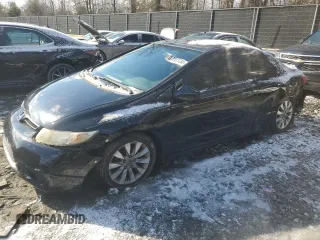 2011 Honda Civic Cpe EX with VIN 2HGFG1B89BH512659, listed as a Copart auction lot 89372645 with 191,788 mi miles and Salvage Title. Bid and sale history available at carsss.com. Image 1.