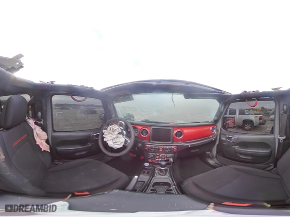 2023 Jeep Wrangler Rubicon with VIN 1C4HJXFG2PW654115, listed as a Copart auction lot 85672984 with 30,794 mi miles and Salvage Title. Bid and sale history available at carsss.com. Image 12.
