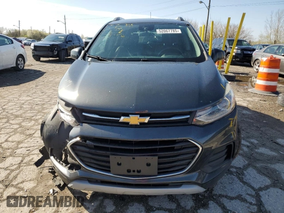 2017 Chevrolet Trax LT with VIN 3GNCJLSB9HL221757, listed as a Copart auction lot 52067785 with 89,750 mi miles and Salvage Title. Bid and sale history available at DreamBid. Image 5.