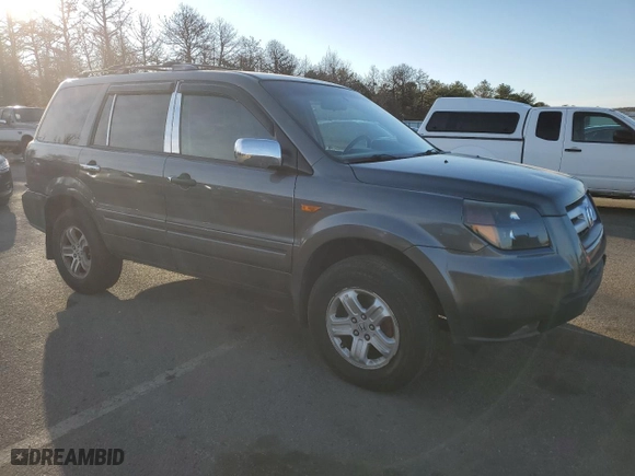 2007 Honda Pilot LX with VIN 5FNYF28167B016841, listed as a Copart auction lot 48018615 with 139,993 mi miles and Salvage Title. Bid and sale history available at carsss.com. Image 4.