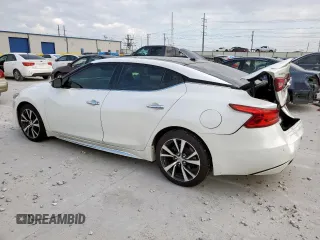 2016 Nissan Maxima SL with VIN 1N4AA6AP7GC376354, listed as a Copart auction lot 63635655 with 110,547 mi miles and Salvage title. Bid and sale history available at DreamBid. Image 2.