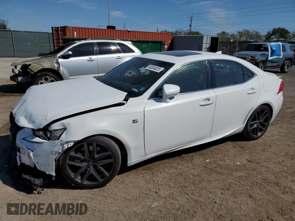 2019 Lexus IS with VIN JTHBA1D24K5088224, listed as a Copart auction lot 46554025 with 65,781 mi miles and Non Repairable. Bid and sale history available at carsss.com. Image 1.