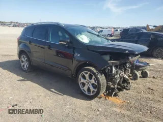 2019 Ford Escape Titanium with VIN 1FMCU0J99KUB10731, listed as a Copart auction lot 53433825 with 152,280 mi miles and Salvage title. Bid and sale history available at DreamBid. Image 4.