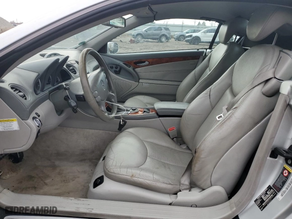 2005 Mercedes-Benz SL-Class 5.0L with VIN WDBSK75F55F090984, listed as a Copart auction lot 43364695 with 0 mi miles and Salvage Title. Bid and sale history available at carsss.com. Image 7.