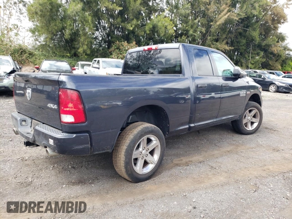2014 Ram 1500 Express with VIN 1C6RR7FT1ES468491, listed as a Copart auction lot 50412345 with Not provided miles and Salvage title. Bid and sale history available at DreamBid. Image 3.
