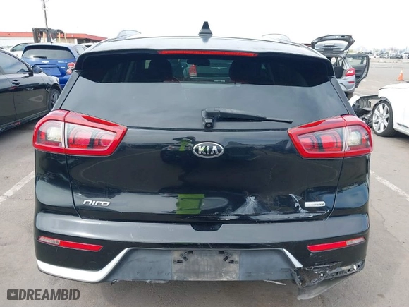2017 Kia Niro EX with VIN KNDCC3LC6H5098896, listed as a IAAI auction lot 41921097 with 92,607 mi miles. Bid and sale history available at carsss.com. Image 6.