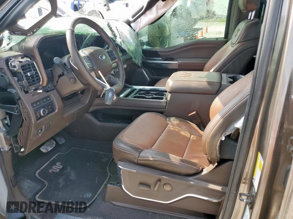 2023 Ford F-250 XL с VIN 1FT8W2BM6PED18604, выставлен на аукционе Copart как лот 57225105 с пробегом 55 291 миль миль и Списание • Salvage title. История ставок и продаж доступна на DreamBid. Изображение 7.