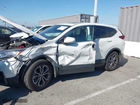 2021 Honda CR-V EX with VIN 2HKRW1H57MH425865, listed as a IAAI auction lot 41975388 with 1 mi miles. Bid and sale history available at carsss.com. Image 6.