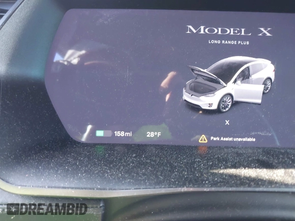2021 Tesla Model X Long Range Plus with VIN 5YJXCDE29MF316169, listed as a IAAI auction lot 41232066 with 53,235 mi miles and . Bid and sale history available at carsss.com. Image 18.
