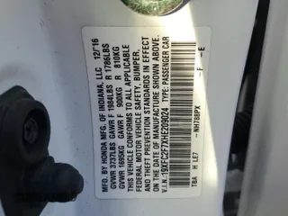 2017 Honda Civic EX z VIN 19XFC2F7XHE209024, wystawiony jako Copart lot #48227055 z przebiegiem 66 661 mil mil oraz Szkody całkowita. Historia ofert i sprzedaży dostępna na DreamBid. Obrazek 14.