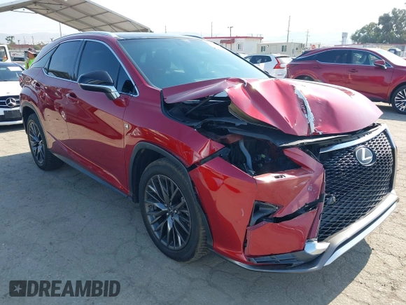 2016 Lexus RX 350 with VIN 2T2BZMCA9GC013433, listed as a IAAI auction lot 42781697 with 90,005 mi miles and . Bid and sale history available at DreamBid. Image 1.