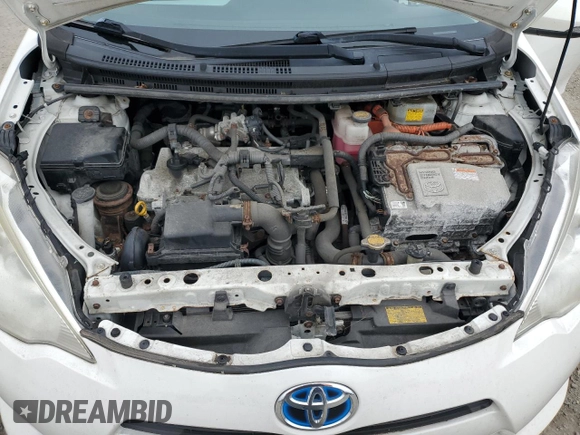2012 Toyota Prius c One with VIN JTDKDTB30C1521241, listed as a Copart auction lot 50171435 with 182,123 mi miles and Clean Title. Bid and sale history available at carsss.com. Image 11.