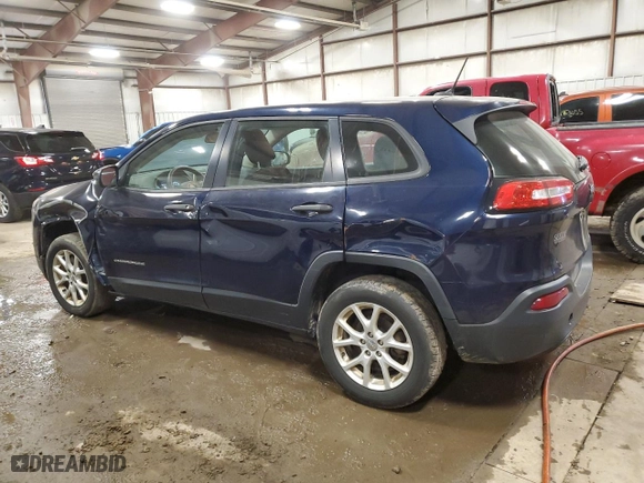 2014 Jeep Cherokee Sport with VIN 1C4PJLAB1EW231040, listed as a Copart auction lot 50373295 with 250,498 mi miles and Clean Title. Bid and sale history available at carsss.com. Image 2.