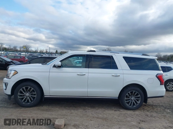 2019 Ford Expedition Max Limited with VIN 1FMJK2AT3KEA17685, listed as a IAAI auction lot 41970087 with 122,659 mi miles and . Bid and sale history available at DreamBid. Image 14.