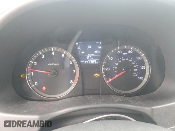2013 Hyundai Accent GS with VIN KMHCT5AE7DU135465, listed as a Copart auction lot 48073505 with 147,389 mi miles and Clean Title. Bid and sale history available at carsss.com. Image 9.