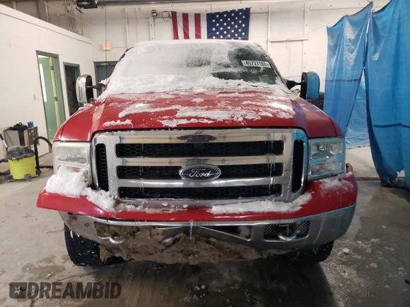 2007 Ford F-250 XL with VIN 1FTSX21P17EB29910, listed as a Copart auction lot 45727165 with 178,104 mi miles and Salvage Title. Bid and sale history available at DreamBid. Image 5.