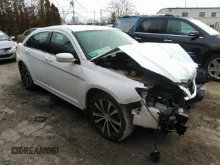 2013 Chrysler 200 Touring with VIN 1C3CCBBG0DN738176, listed as a IAAI auction lot 35724665 with 104,509 mi miles. Bid and sale history available at carsss.com. Image 1.