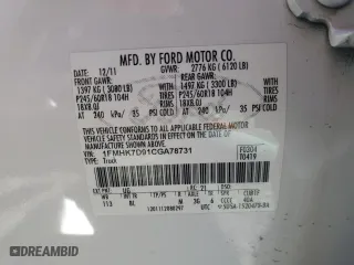 2012 Ford Explorer XLT with VIN 1FMHK7D91CGA78731, listed as a Copart auction lot 47868915 with 182,047 mi miles and Salvage Title. Bid and sale history available at carsss.com. Image 13.