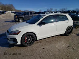 2019 Volkswagen Golf GTI S with VIN 3VW5T7AU1KM006765, listed as a Copart auction lot 46127835 with 39,976 mi miles and Salvage Title. Bid and sale history available at carsss.com. Image 1.
