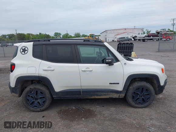 2017 Jeep Renegade Trailhawk with VIN ZACCJBCB5HPE81453, listed as a IAAI auction lot 42324446 with 99,710 mi miles and . Bid and sale history available at DreamBid. Image 13.