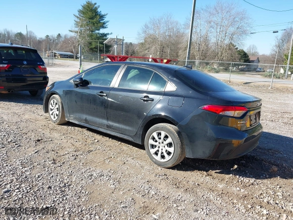 2020 Toyota Corolla LE with VIN 5YFEPRAE3LP114858, listed as a IAAI auction lot 41625159 with 52,759 mi miles. Bid and sale history available at carsss.com. Image 3.