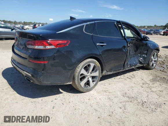 2019 Kia Optima S with VIN 5XXGT4L30KG364875, listed as a Copart auction lot 46791325 with 111,223 mi miles and Salvage Title. Bid and sale history available at carsss.com. Image 3.