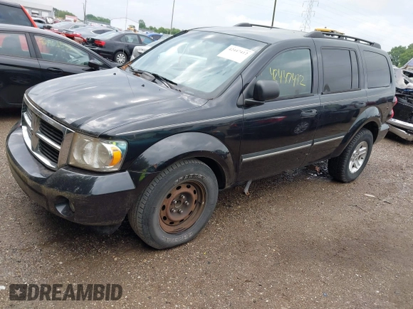 2007 Dodge Durango SLT with VIN 1D8HD48PX7F508243, listed as a IAAI auction lot 42447412 with 195,980 mi miles and . Bid and sale history available at DreamBid. Image 2.