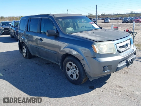 2011 Honda Pilot LX with VIN 5FNYF3H24BB022435, listed as a IAAI auction lot 41304933 with Not provided miles and . Bid and sale history available at DreamBid. Image 1.