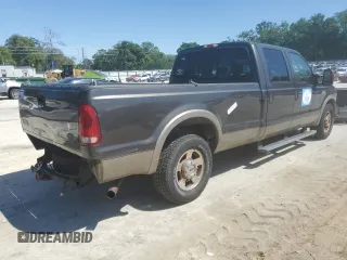 2005 Ford Super Duty F-250 XL with VIN 1FTSW20555EC82046, listed as a Copart auction lot 51578735 with 161,088 mi miles and Salvage Title. Bid and sale history available at carsss.com. Image 3.