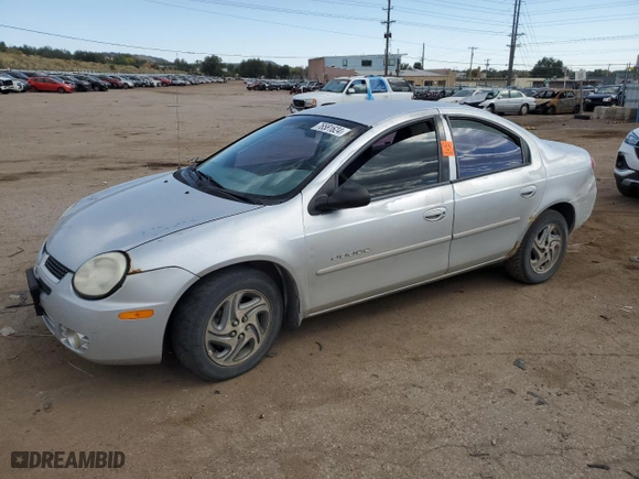 2000 Dodge Neon Highline with VIN 1B3ES46C6YD550348, listed as a Copart auction lot 76581624 with 0 mi miles and Salvage Title. Bid and sale history available at carsss.com. Image 1.