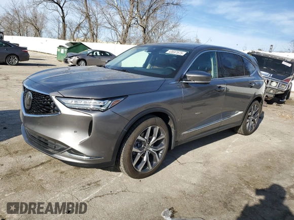 2023 Acura MDX w/Technology Package with VIN 5J8YE1H48PL028477, listed as a Copart auction lot 43697875 with 30,397 mi miles and Salvage Title. Bid and sale history available at carsss.com. Image 1.