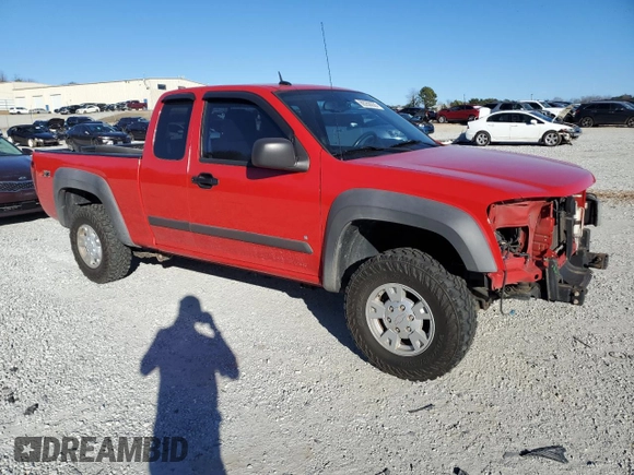 2008 Chevrolet Colorado 1LT with VIN 1GCDS19EX88168161, listed as a Copart auction lot 88288835 with 153,042 mi miles and Salvage Title. Bid and sale history available at DreamBid. Image 4.