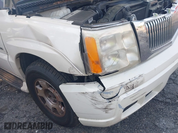 2002 Cadillac Escalade z VIN 1GYEK63N02R112364, wystawiony jako IAAI lot #42346753 z przebiegiem 216 891 mil mil oraz . Historia ofert i sprzedaży dostępna na DreamBid. Obrazek 6.