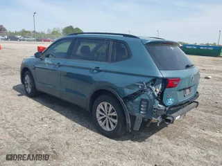 2019 Volkswagen Tiguan S with VIN 3VV1B7AX2KM131063, listed as a IAAI auction lot 41937501 with 59,402 mi miles. Bid and sale history available at carsss.com. Image 3.