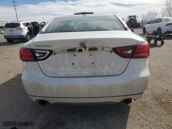 2018 Nissan Maxima S with VIN 1N4AA6AP3JC400396, listed as a Copart auction lot 47595135 with 0 mi miles and Salvage Title. Bid and sale history available at carsss.com. Image 6.