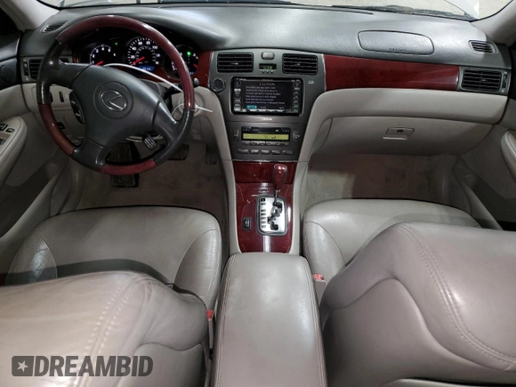 2002 Lexus ES 300 with VIN JTHBF30G925010715, listed as a Copart auction lot 55691895 with 202,913 mi miles and Salvage title. Bid and sale history available at DreamBid. Image 8.