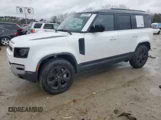 2023 Land Rover Defender SE with VIN SALEP7EU0P2220042, listed as a Copart auction lot 44096955 with 14,644 mi miles and Salvage title. Bid and sale history available at DreamBid. Image 1.
