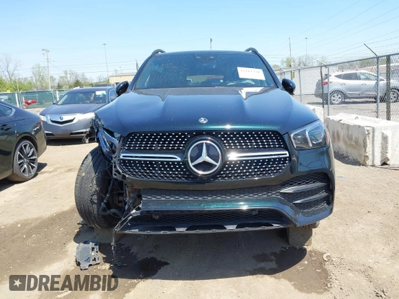 2020 Mercedes-Benz GLE 450 with VIN 4JGFB5KB4LA053214, listed as a IAAI auction lot 42111336 with 58,208 mi miles and . Bid and sale history available at DreamBid. Image 12.