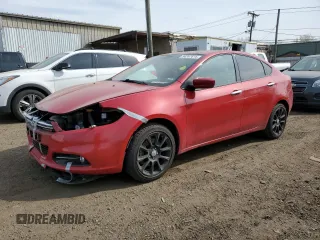 2013 Dodge Dart Limited with VIN 1C3CDFCH1DD313065, listed as a Copart auction lot 54267815 with 120,055 mi miles and Salvage Title. Bid and sale history available at carsss.com. Image 1.