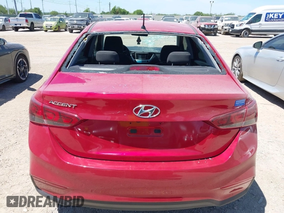 2022 Hyundai Accent SE with VIN 3KPC24A6XNE183245, listed as a IAAI auction lot 42216371 with 20,599 mi miles and . Bid and sale history available at DreamBid. Image 16.